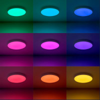 Потолочный светодиодный светильник с пультом ДУ Citilux Купер RGB Белый CL72470G0 Потолочный светодиодный светильник с пультом ДУ Citilux Купер RGB Белый CL72470G0