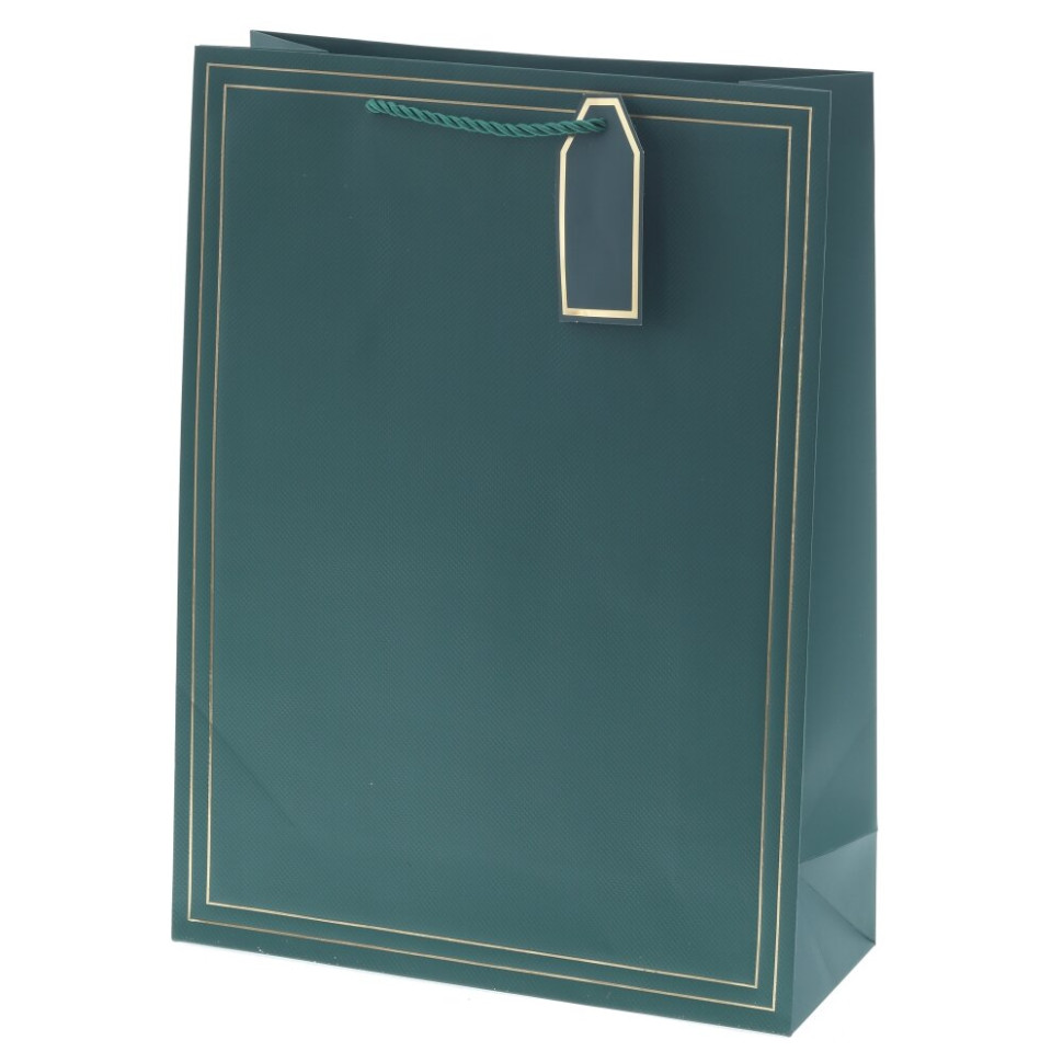 Пакет подарочный L (бумага 210г/м2, блок 12шт), L31 W12 H42 см, 10в.