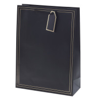 Пакет подарочный L (бумага 210г/м2, блок 12шт), L31 W12 H42 см, 10в.