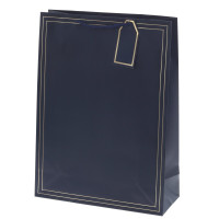 Пакет подарочный L (бумага 210г/м2, блок 12шт), L31 W12 H42 см, 10в.