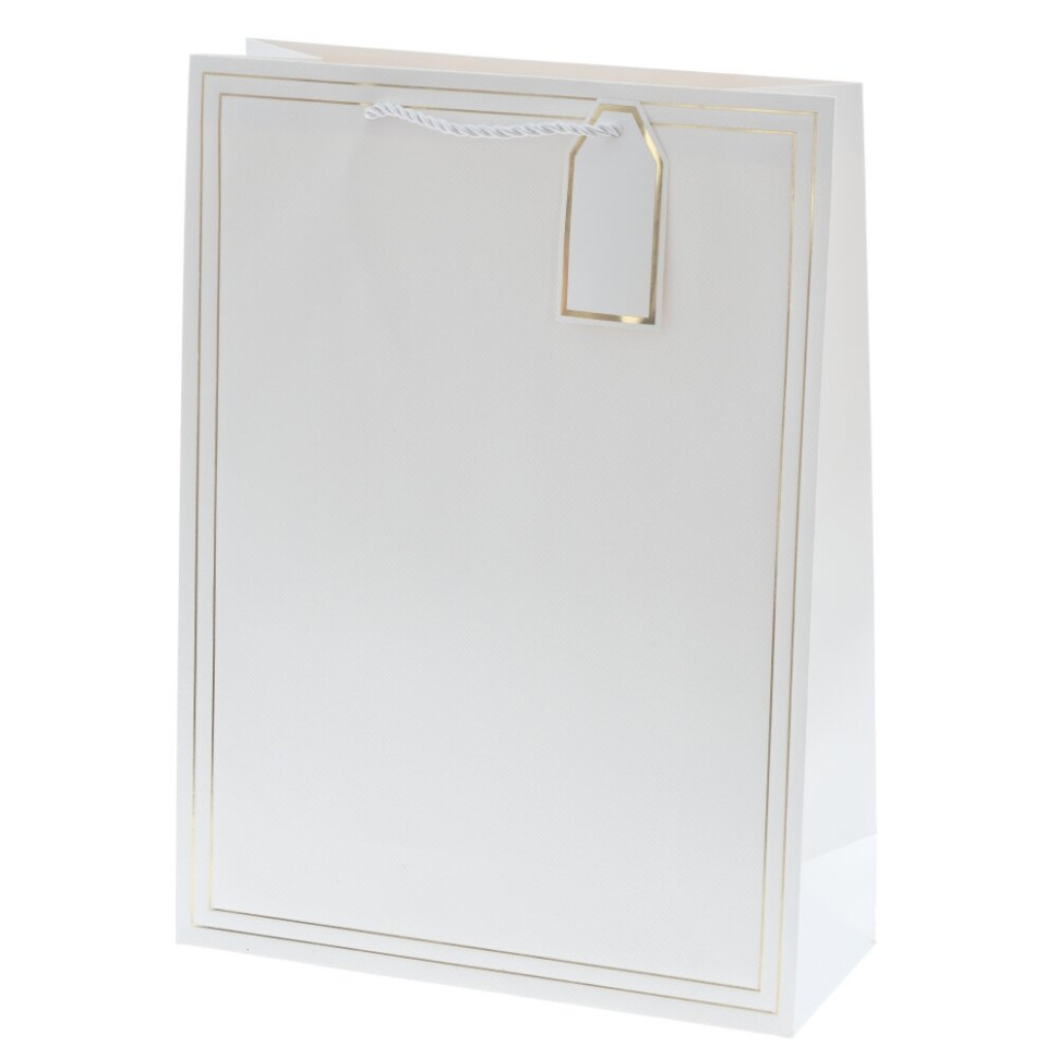 Пакет подарочный L (бумага 210г/м2, блок 12шт), L31 W12 H42 см, 10в.