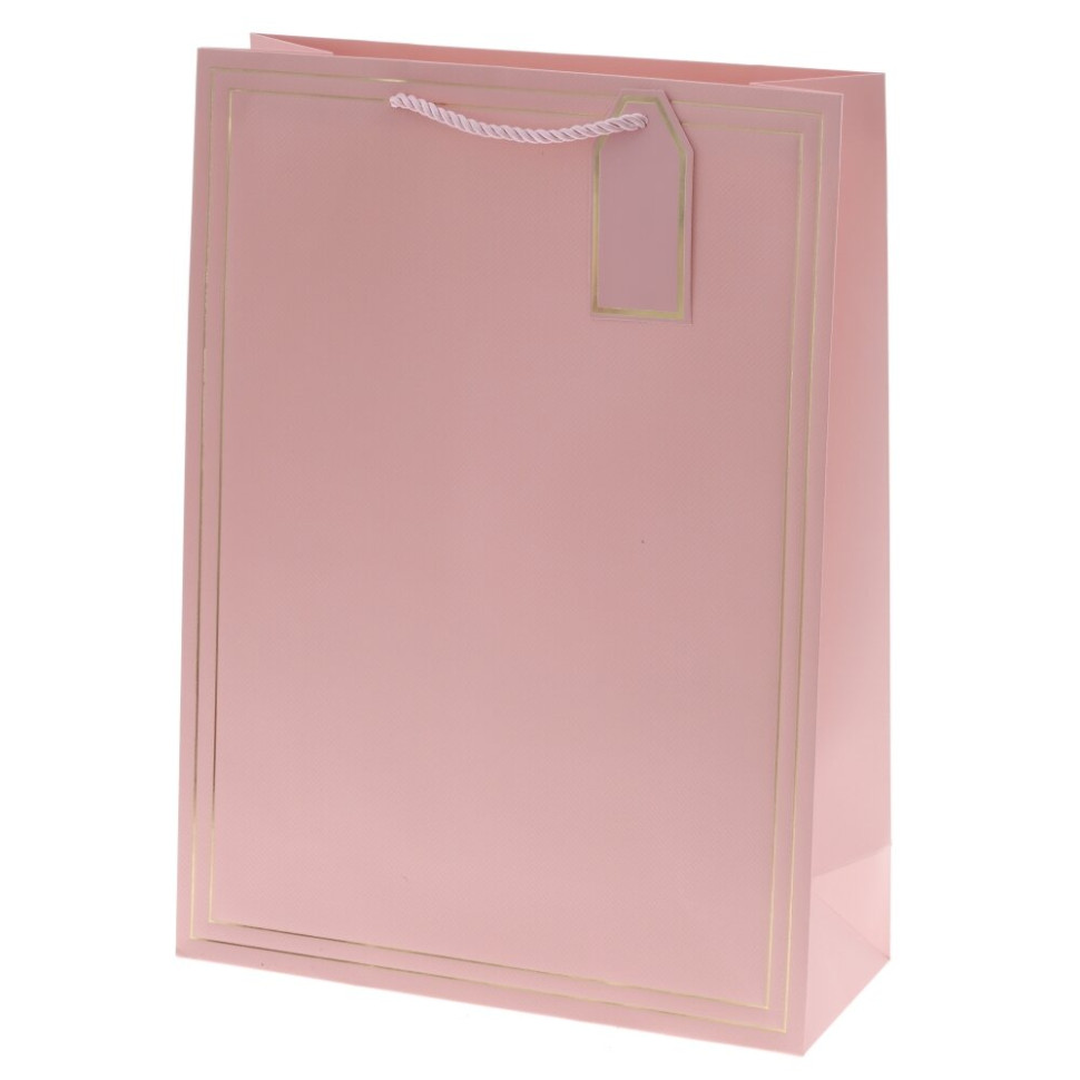 Пакет подарочный L (бумага 210г/м2, блок 12шт), L31 W12 H42 см, 10в.