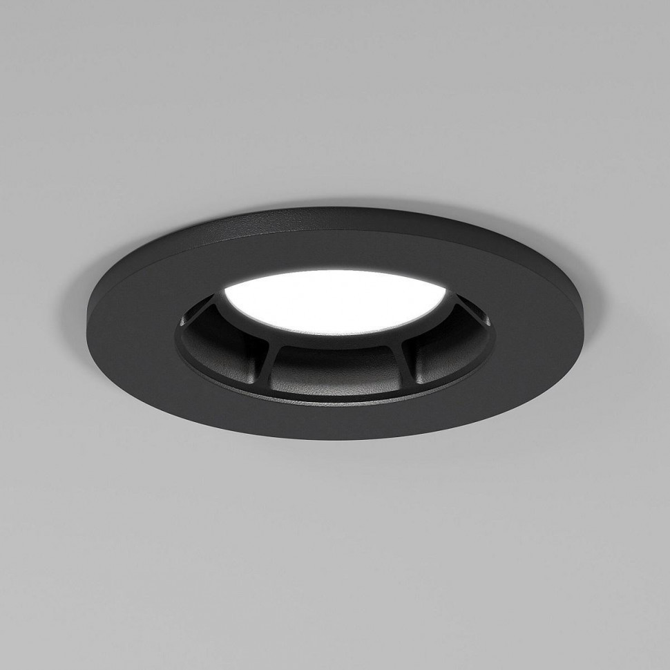 Встраиваемый светильник Elektrostandard Asimo 25009/01 черный a064265