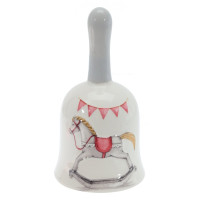 Колокольчик "Лошадка", L7,5 W7,5 H14 см