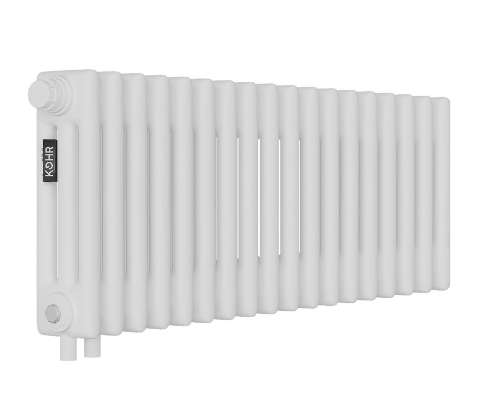 Стальной трубчатый радиатор Kohr Heim 3030/18 секций H01 с нижним подключением