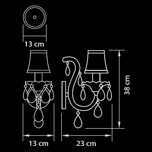 Бра PRINCIA 726611 Osgona