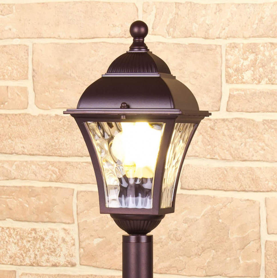 Уличный cветильник Elektrostandard Apus F шоколад GL 1009F a043116