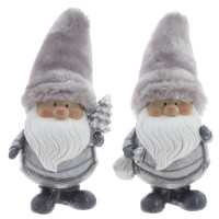 Фигурка декоративная "Дед Мороз",  L8,5 W8 H17,5 см, 2в.