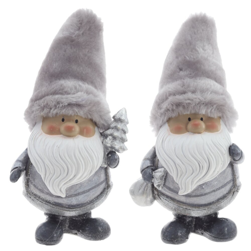 Фигурка декоративная "Дед Мороз",  L8,5 W8 H17,5 см, 2в.