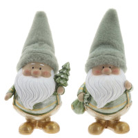 Фигурка декоративная "Дед Мороз",  L8,5 W8 H17,5 см, 2в.