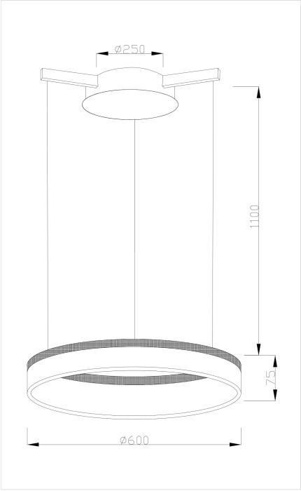 Подвесной светильник Via V1720-PL Moderli