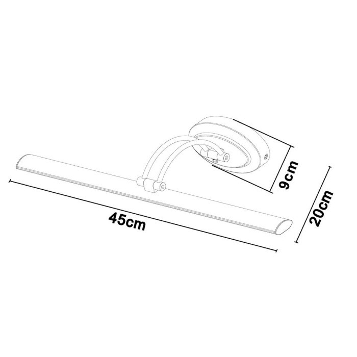 Подсветка для картин Picture Lights Led A5608AP-1CC Arte Lamp