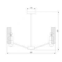 Потолочная люстра Eurosvet Grino 70139/6 латунь