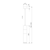Подвесной светильник Eurosvet Viero 50097/1 белый/хром