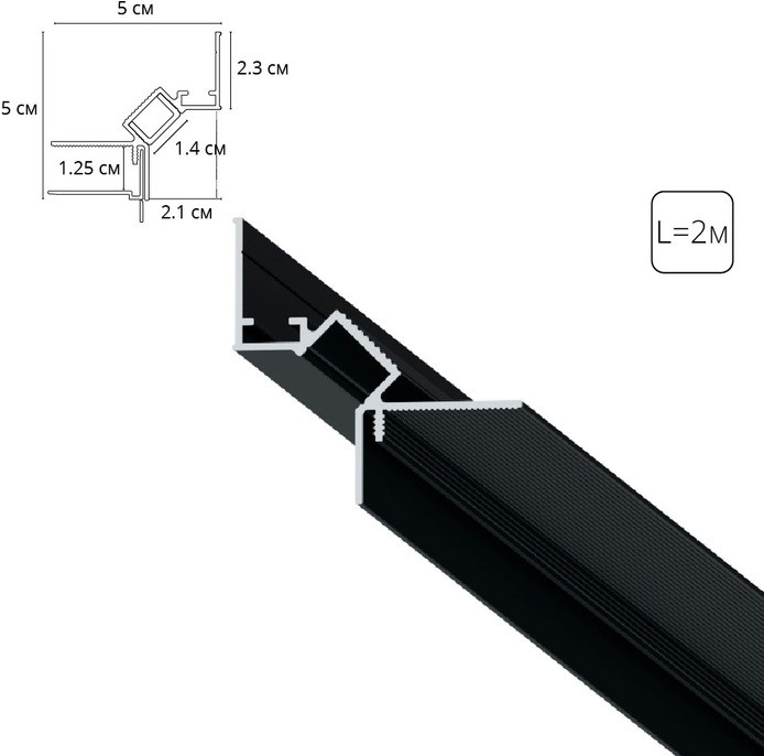 Профиль для светодиодной ленты Gap A670206 Arte Lamp