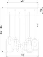 Подвесной светильник Marco 3176 Marco Brown TK Lighting