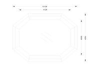 Зеркало декоративное в зеркальной раме