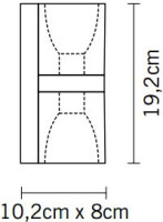 Бра Cubetto D28D0101 Fabbian