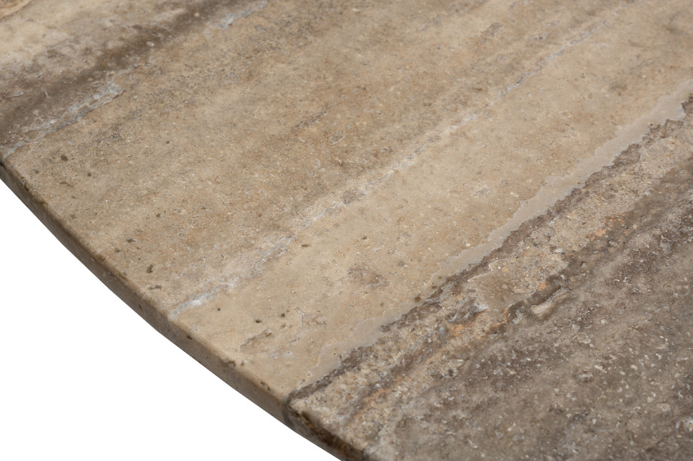 Стол обеденный круглый каменная столешница