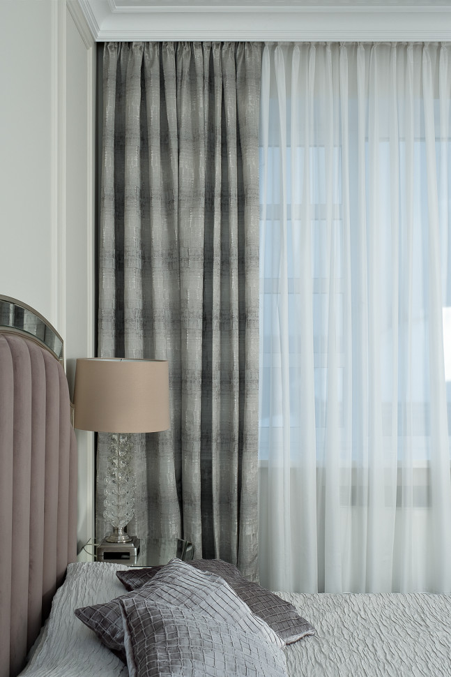 Портьера Luxury 275х260см бирюзовая