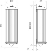 Бра K2KG0604W-1 Garda Decor