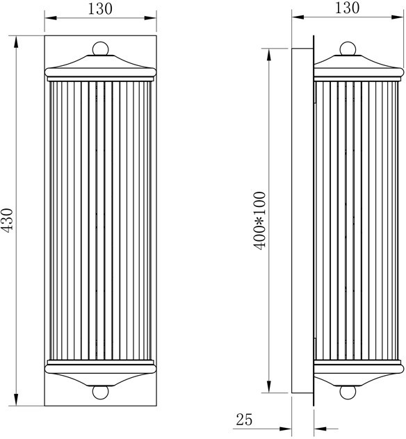 Бра K2KG0604W-1 Garda Decor