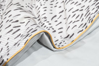 Пододеяльник "Нувола" 220х200см серый с принтом Пододеяльник "Нувола" 220х200см серый с принтом