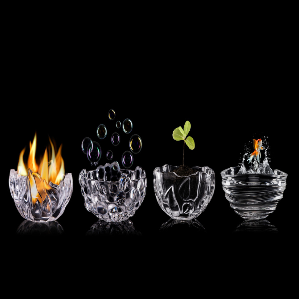 Салатник 13см."Fire"