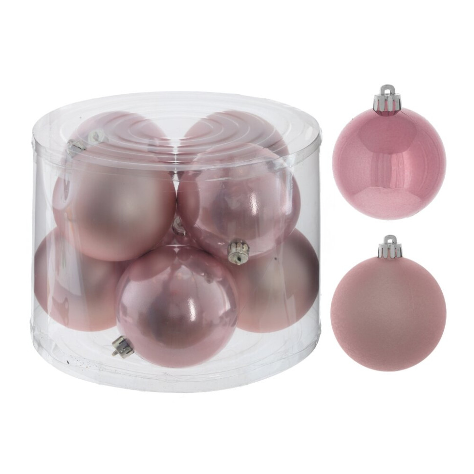 Набор из 8шт Украшение новогоднее "Шар", D 10 см, L24 W24 H18,5 см