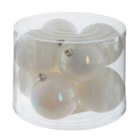 Набор из 8шт Украшение новогоднее "Шар", D 10 см, L24 W24 H18,5 см