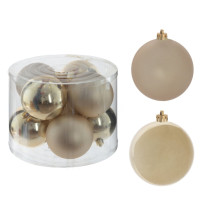 Набор из 8шт Украшение новогоднее "Шар", D 10 см, L24 W24 H18,5 см
