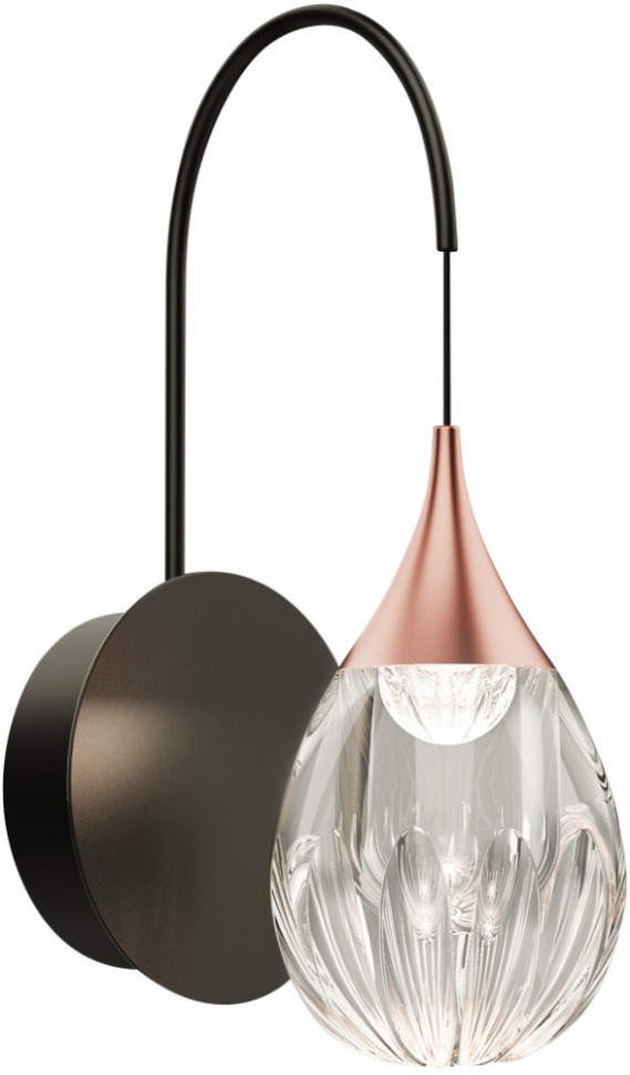 Бра Stilla MB24001004-1A copper/clear DeLight Collection