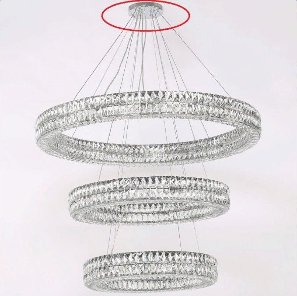 Потолочная чаша 10120 Потолочная чашка для 10120/15 nickel Newport