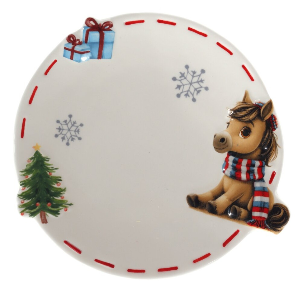 Тарелка "Лошадка", L16 W15 H1,5 см