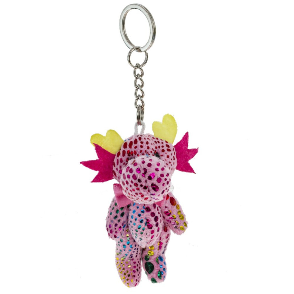 Игрушка набивная "Дракон" с подвеской, L5 W6 H11 см, 6в.