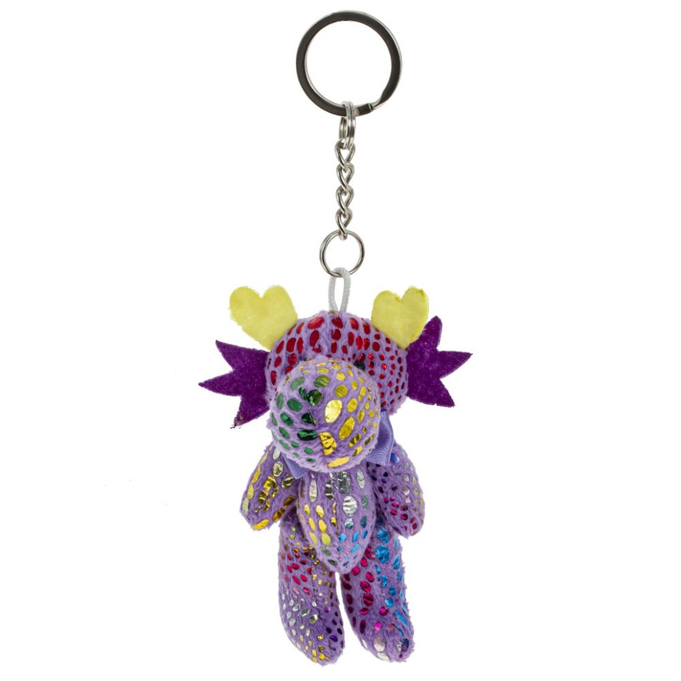 Игрушка набивная "Дракон" с подвеской, L5 W6 H11 см, 6в.