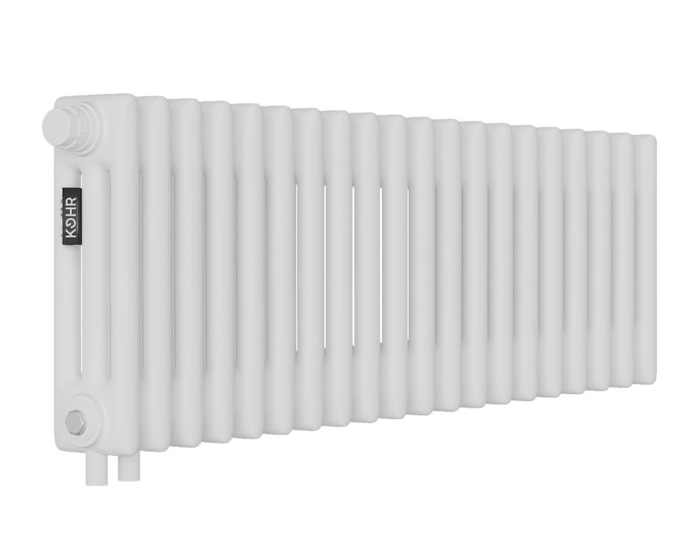 Стальной трубчатый радиатор Kohr Heim 3030/20 секций H01 с нижним подключением