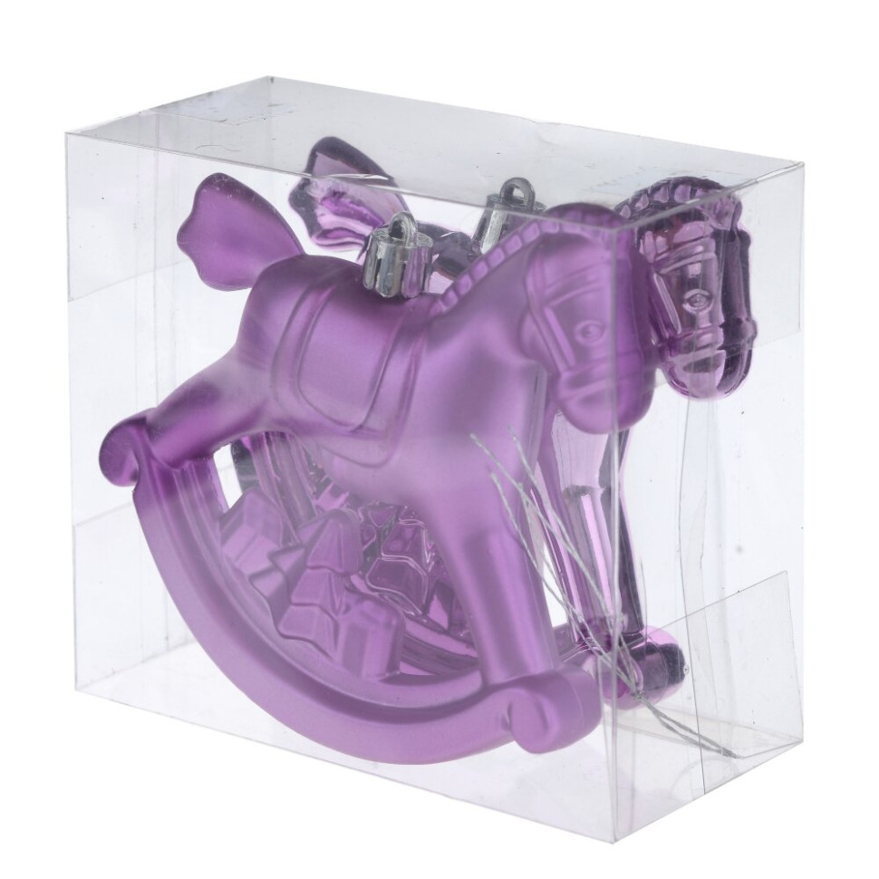 Набор из 2шт, Украшение новогоднее "Лошадка", L11 W5 H10 см