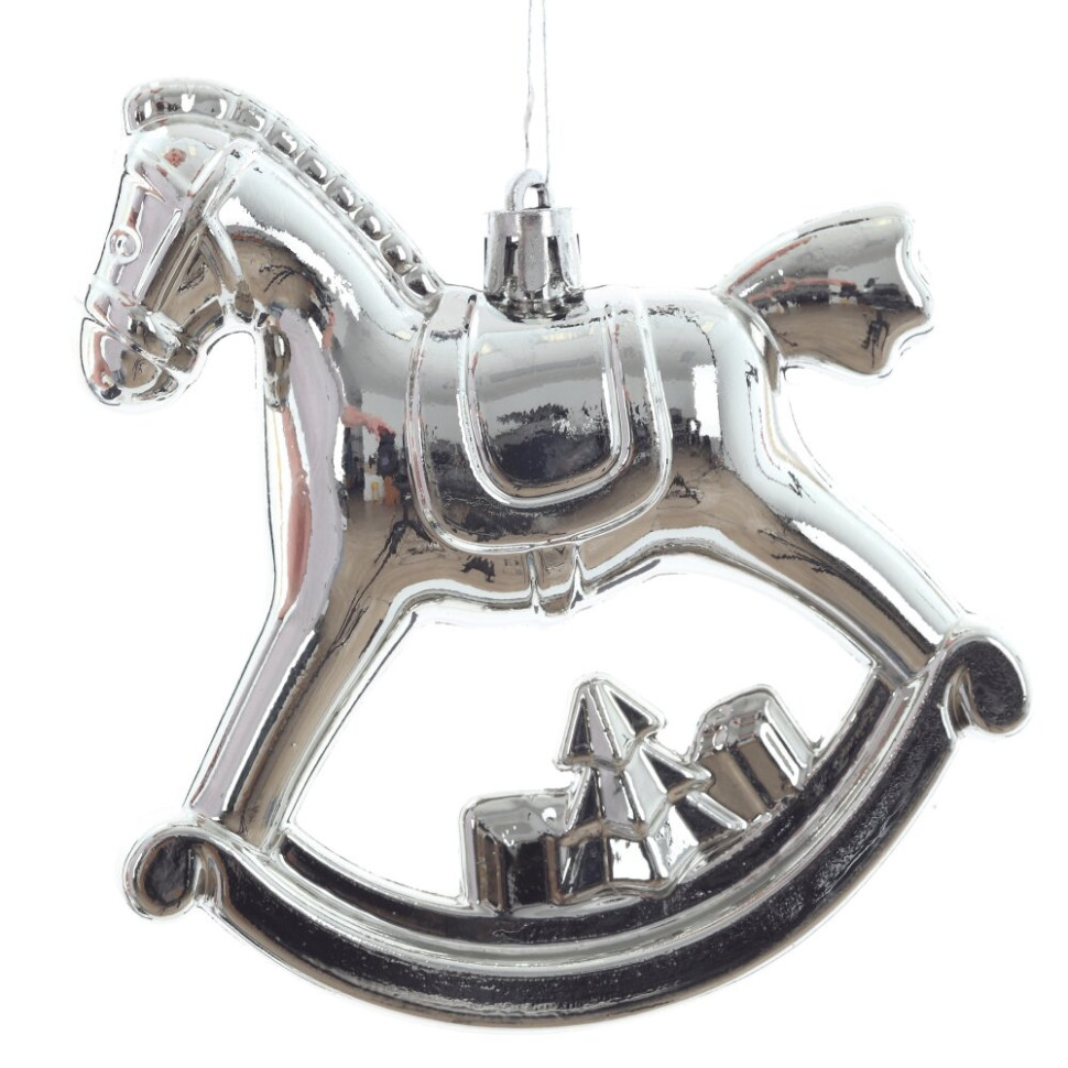 Набор из 2шт, Украшение новогоднее "Лошадка", L11 W5 H10 см