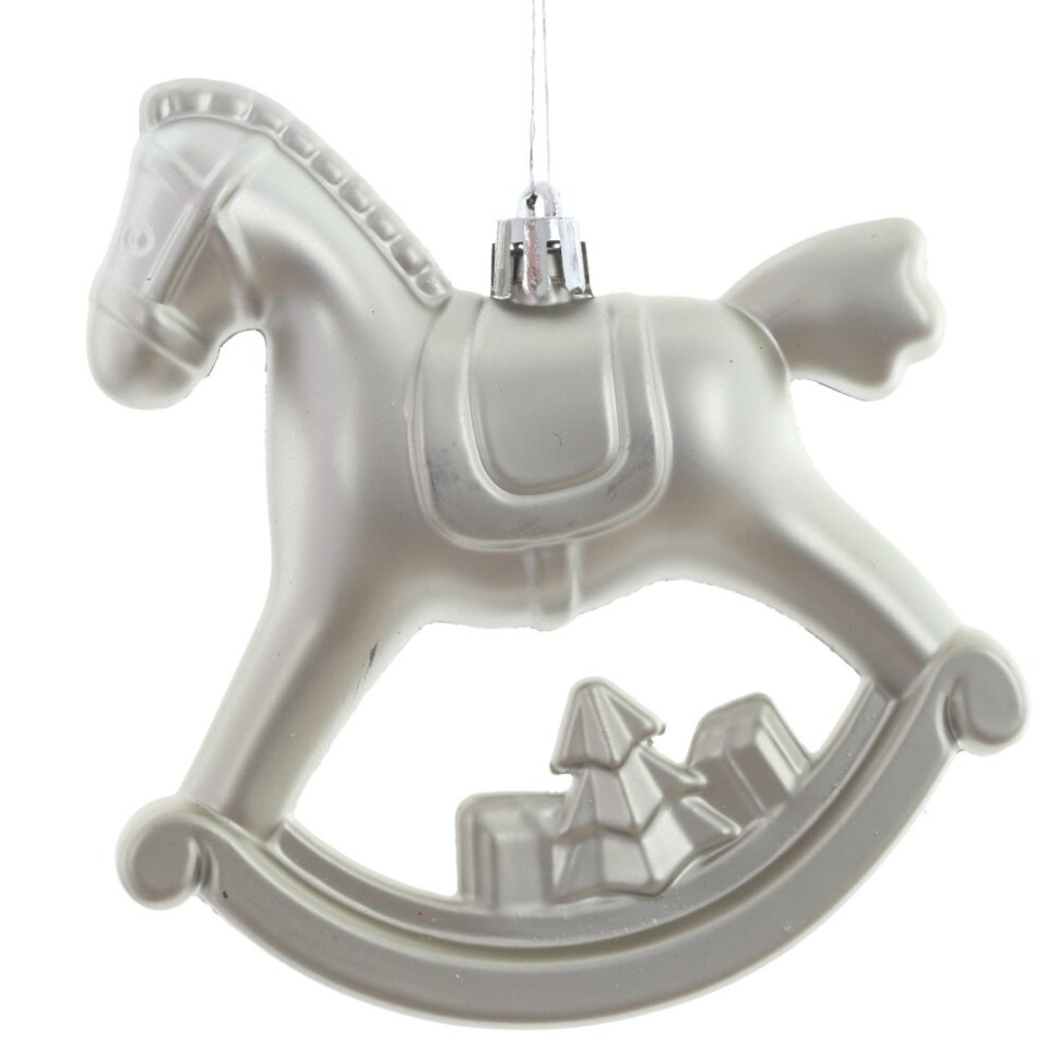 Набор из 2шт, Украшение новогоднее "Лошадка", L11 W5 H10 см