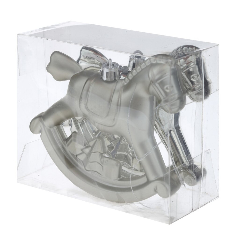 Набор из 2шт, Украшение новогоднее "Лошадка", L11 W5 H10 см