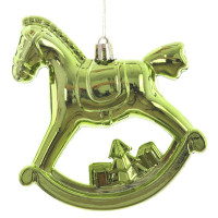 Набор из 2шт, Украшение новогоднее "Лошадка", L11 W5 H10 см