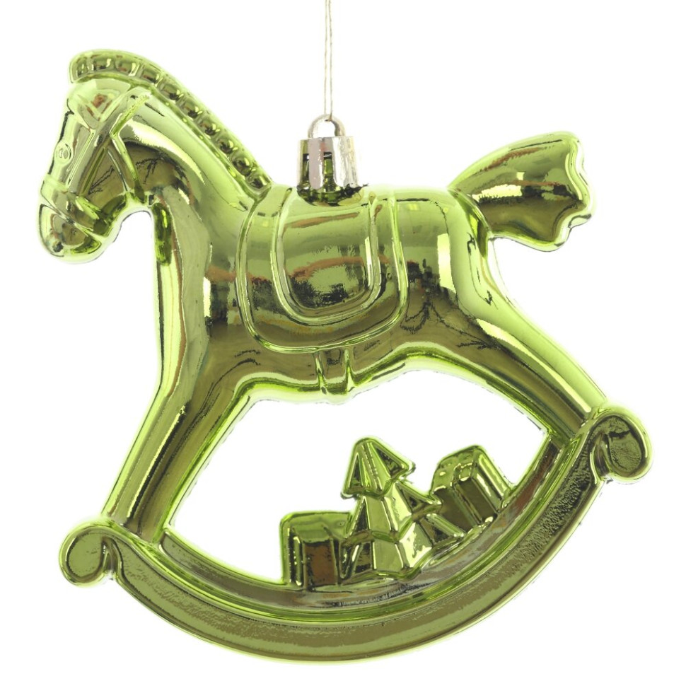 Набор из 2шт, Украшение новогоднее "Лошадка", L11 W5 H10 см