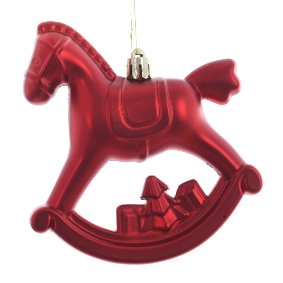 Набор из 2шт, Украшение новогоднее "Лошадка", L11 W5 H10 см