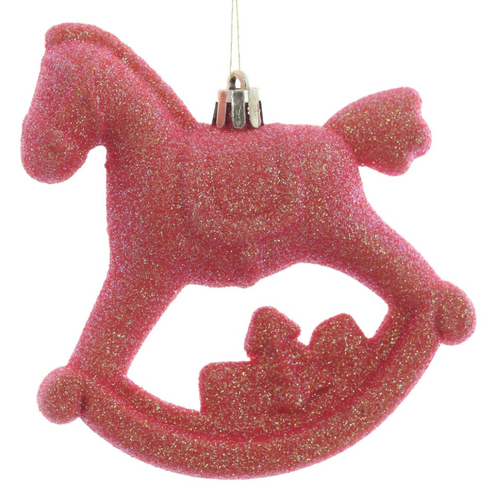 Набор из 2шт, Украшение новогоднее "Лошадка", L11 W5 H10 см