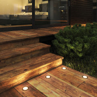 Встраиваемый светильник уличный Step 5 MRL LED 1108 чёрный Elektrostandard