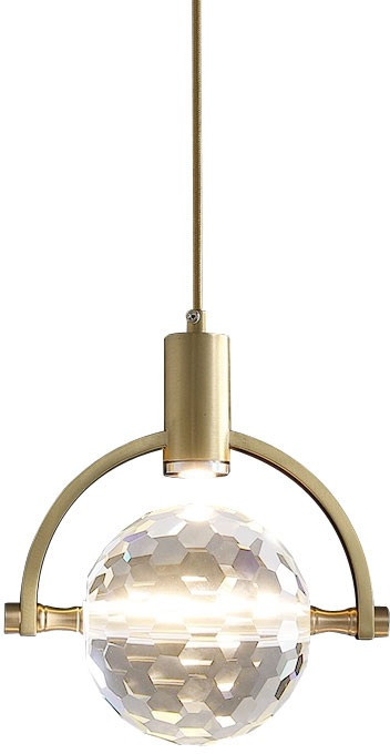 Подвесной светильник 2121 2121P/A brass/clear DeLight Collection