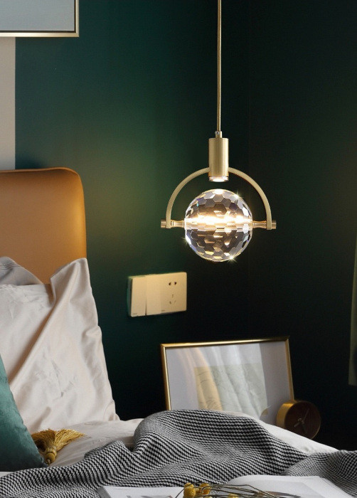 Подвесной светильник 2121 2121P/A brass/clear DeLight Collection