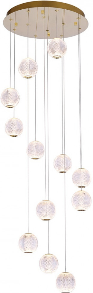 Подвесной светильник Elliot Diamante MD20001012-12A gold DeLight Collection