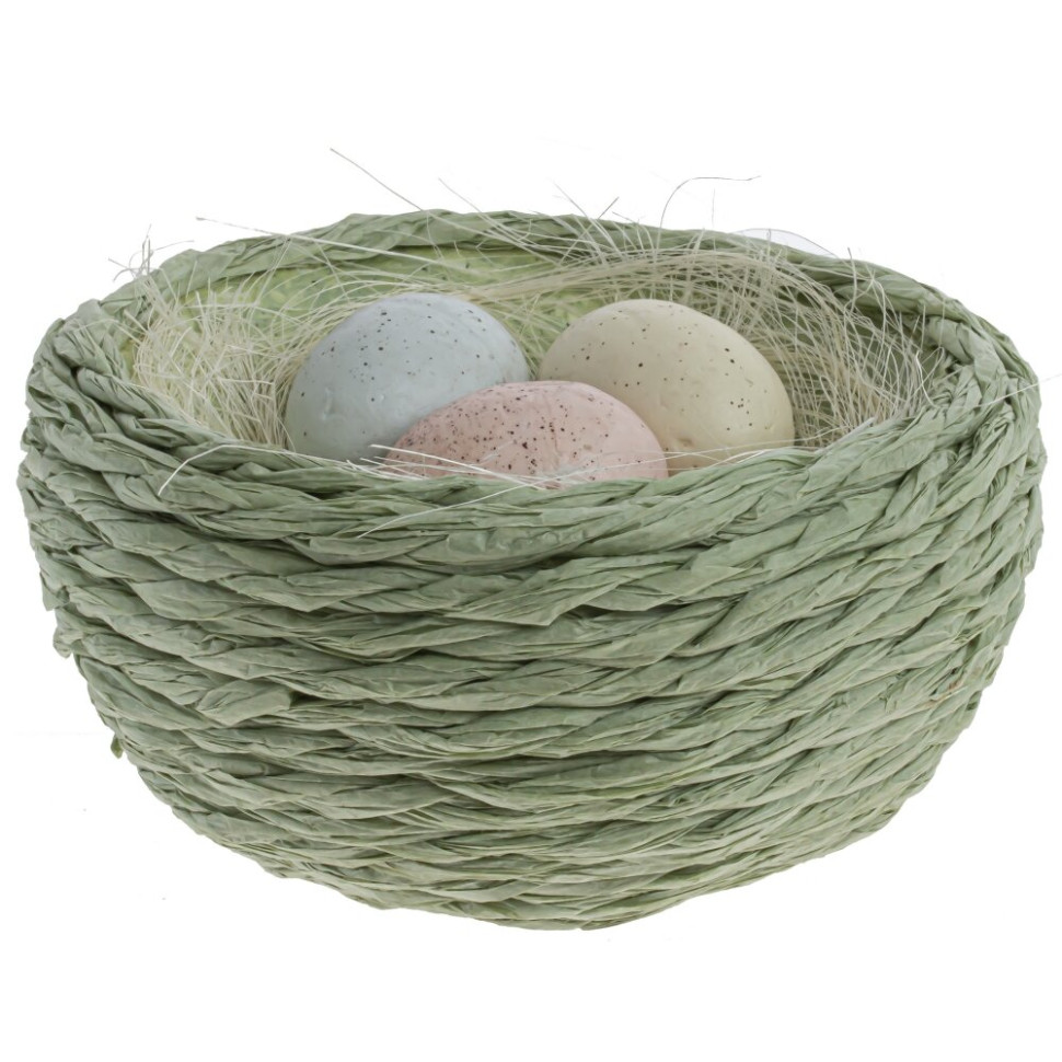 Изделие декоративное "Гнездо", L16 W16 H8 см
